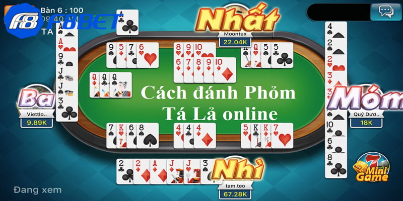 Các bước tham gia trong luật chơi bài phỏm