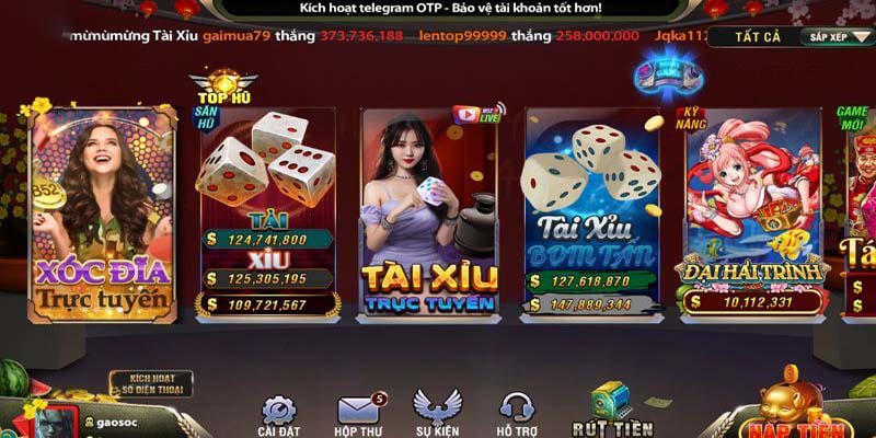Top 3 siêu phẩm game bài hot nhất tại Game Bài B52