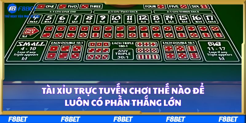 Tài Xỉu Trực Tuyến Chơi Thế Nào Để Luôn Có Phần Thắng Lớn